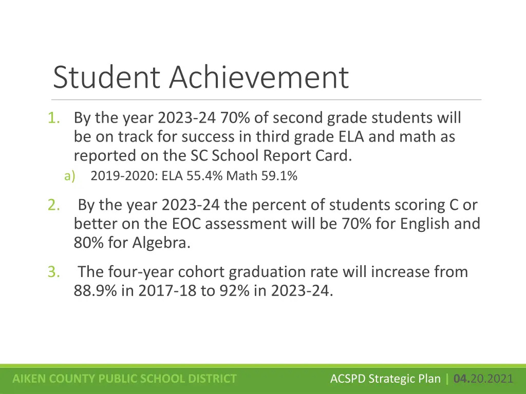 student achievement 1