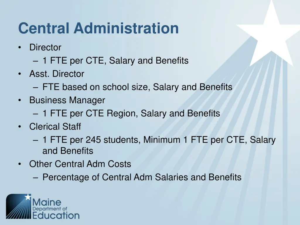 central administration