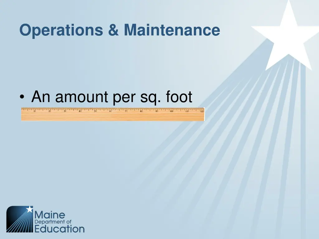 operations maintenance