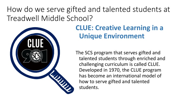 how do we serve gifted and talented students