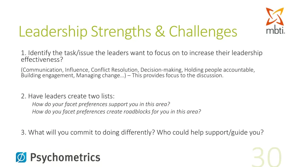 leadership strengths challenges 2