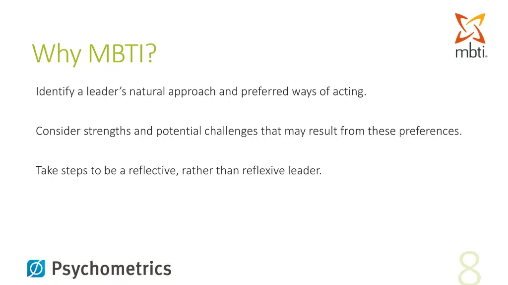 why mbti