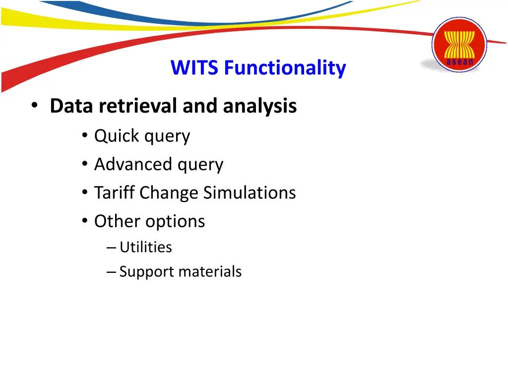 wits functionality