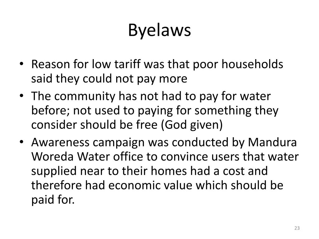 byelaws