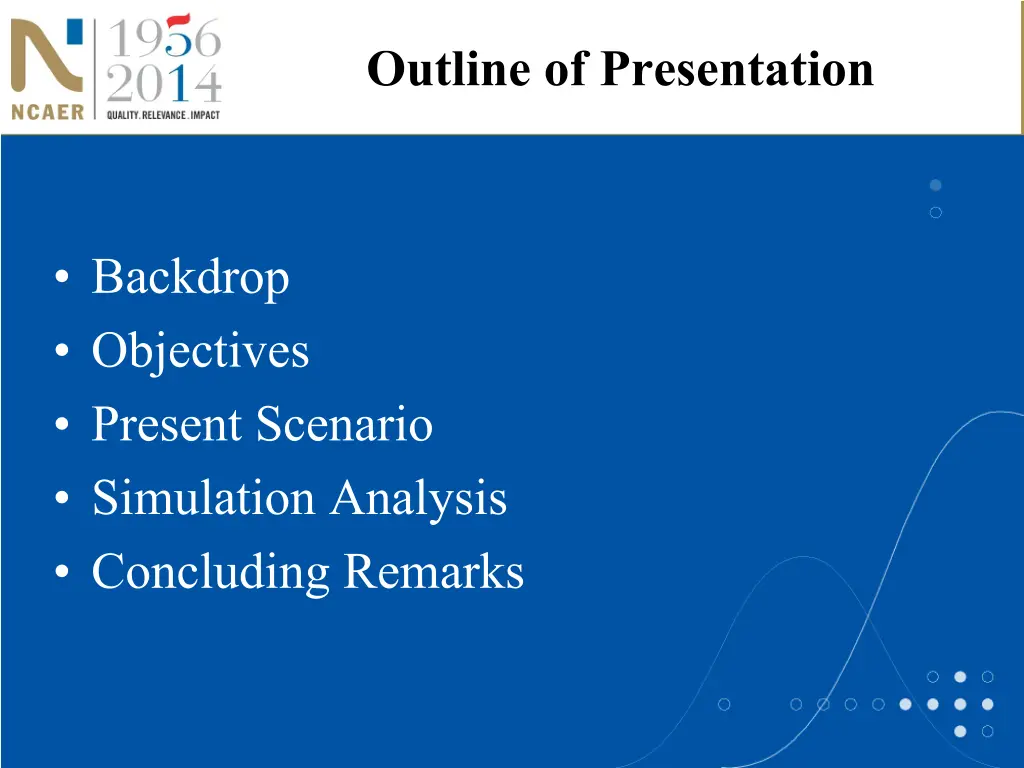 outline of presentation 5