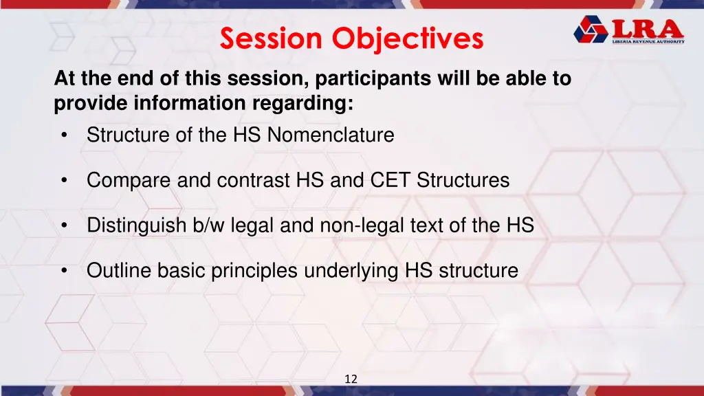 session objectives 1