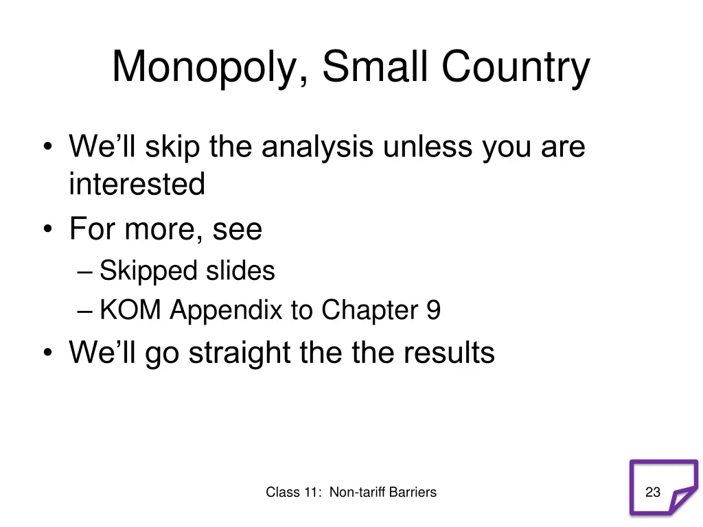 monopoly small country 1