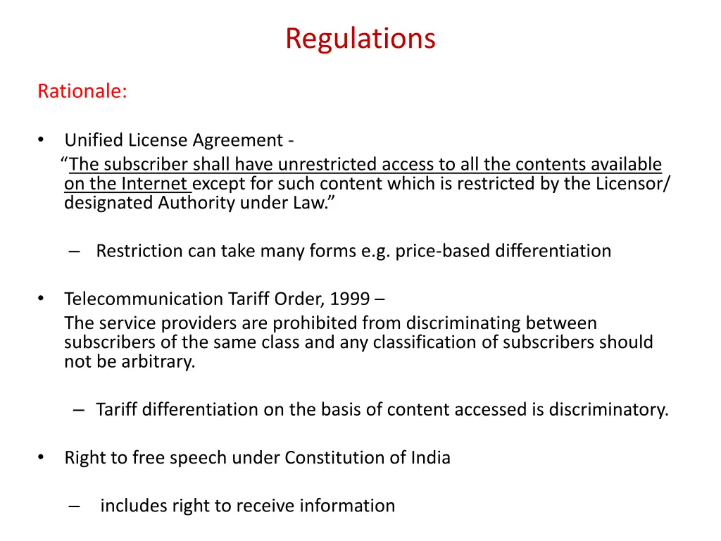 regulations 1