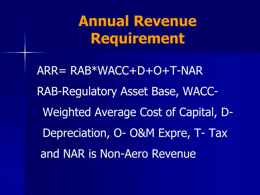 annual revenue requirement