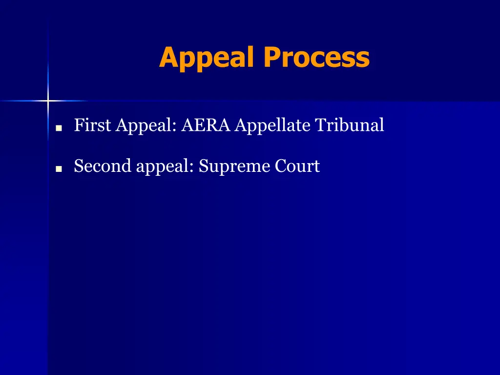 appeal process