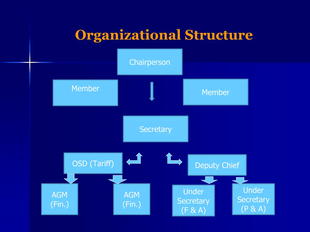 organizational structure