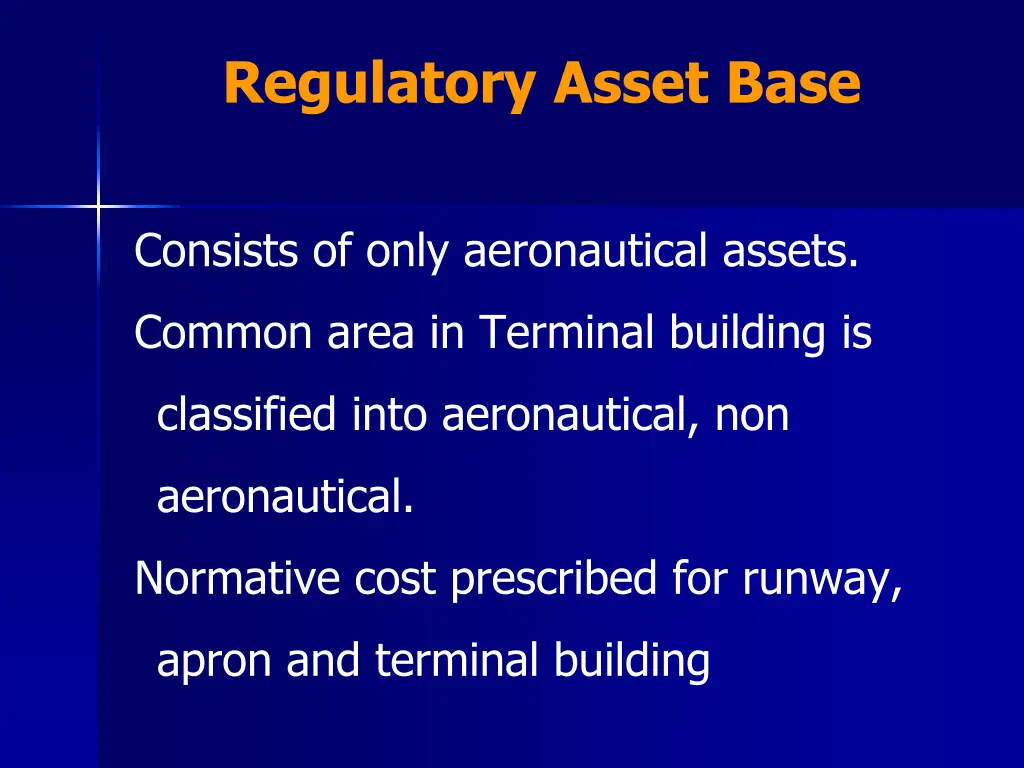 regulatory asset base