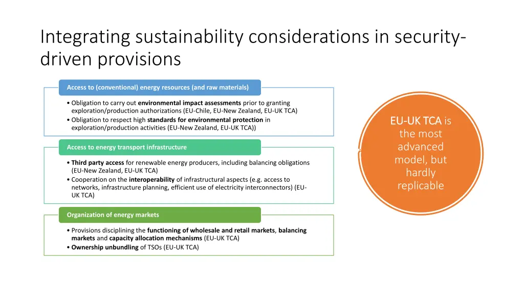 integrating sustainability considerations