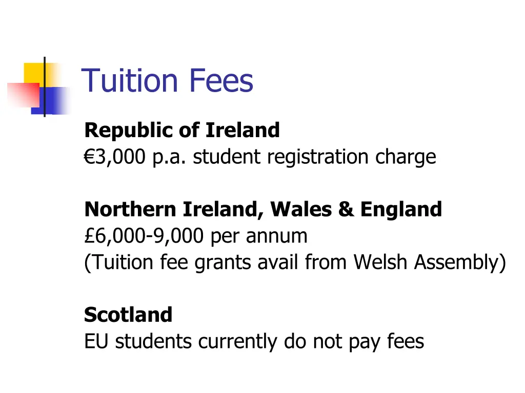 tuition fees