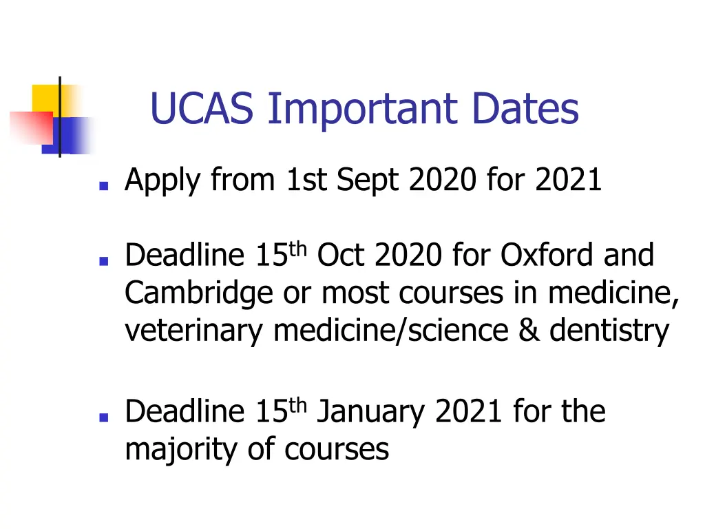 ucas important dates