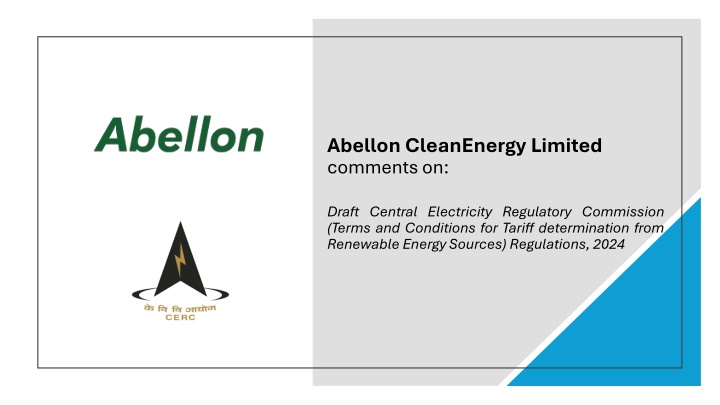 abellon cleanenergy limited comments on