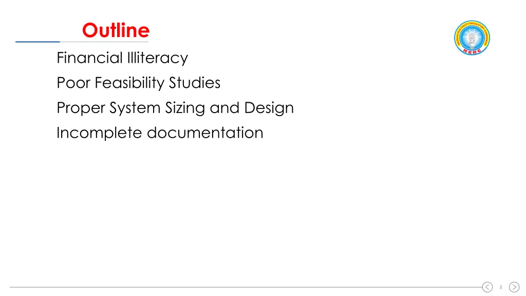 outline financial illiteracy poor feasibility