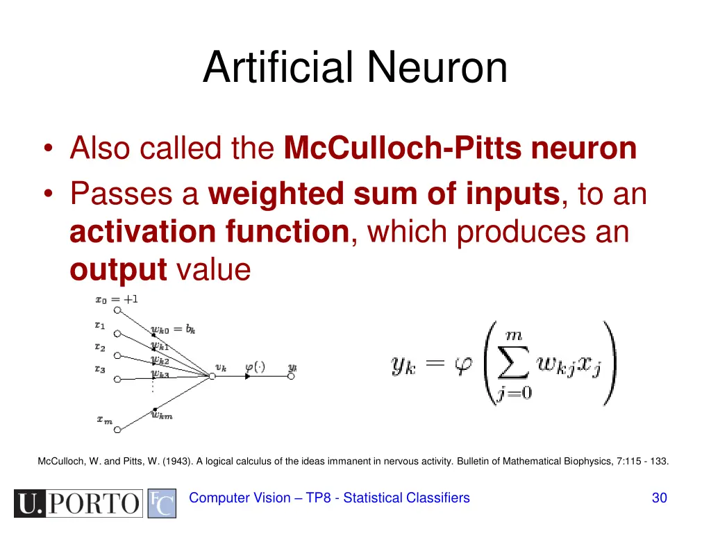 artificial neuron