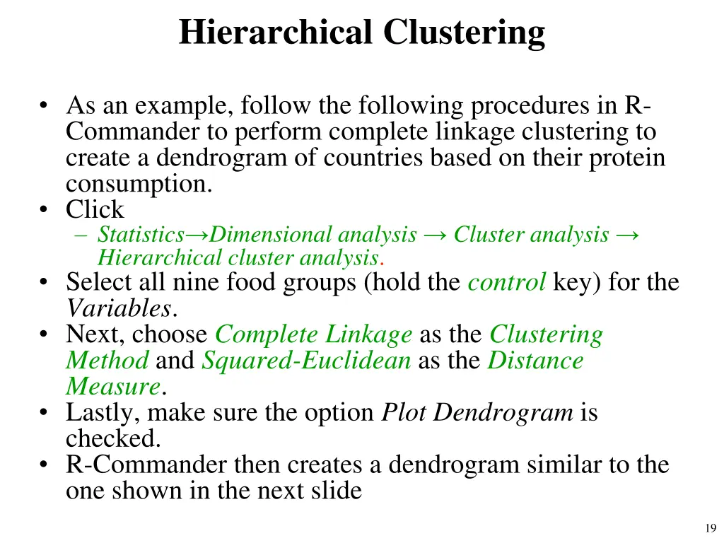 hierarchical clustering 5