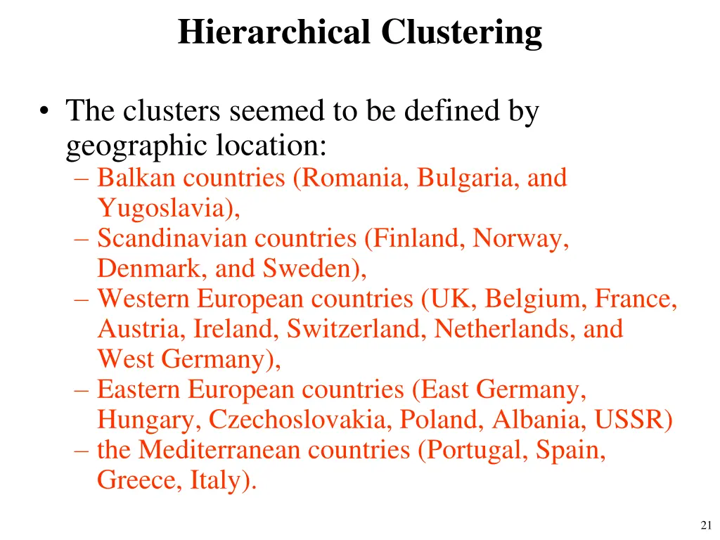 hierarchical clustering 7