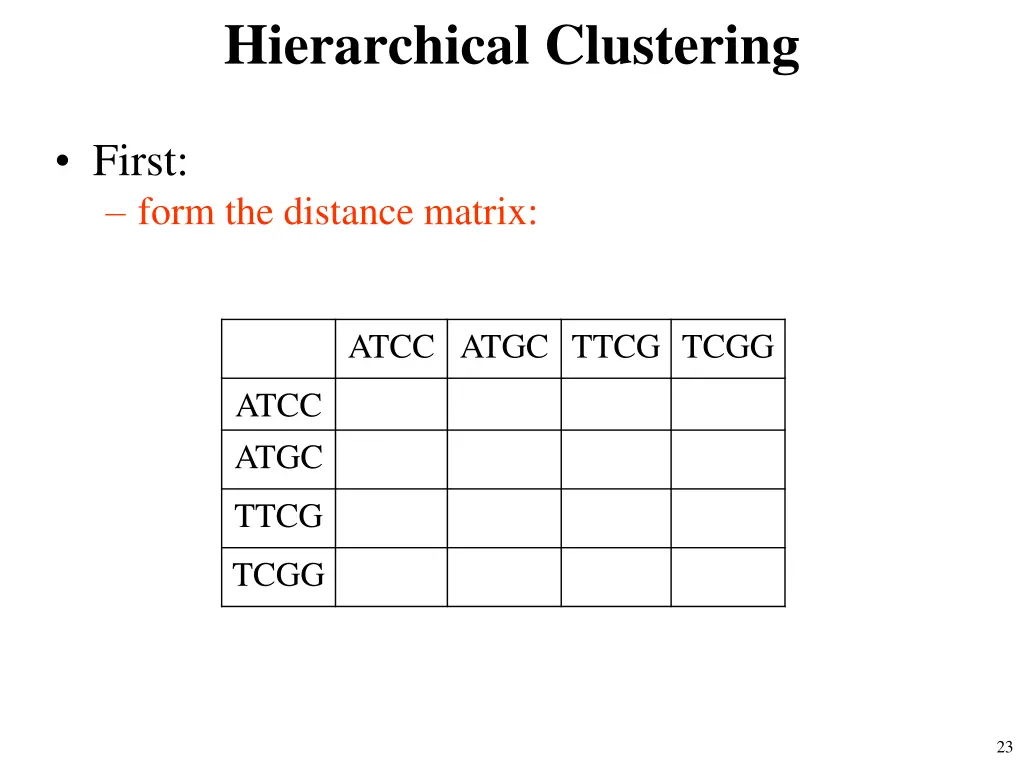 hierarchical clustering 9