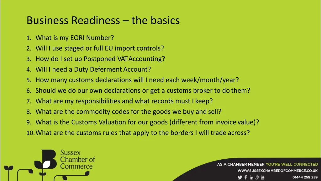 business readiness the basics