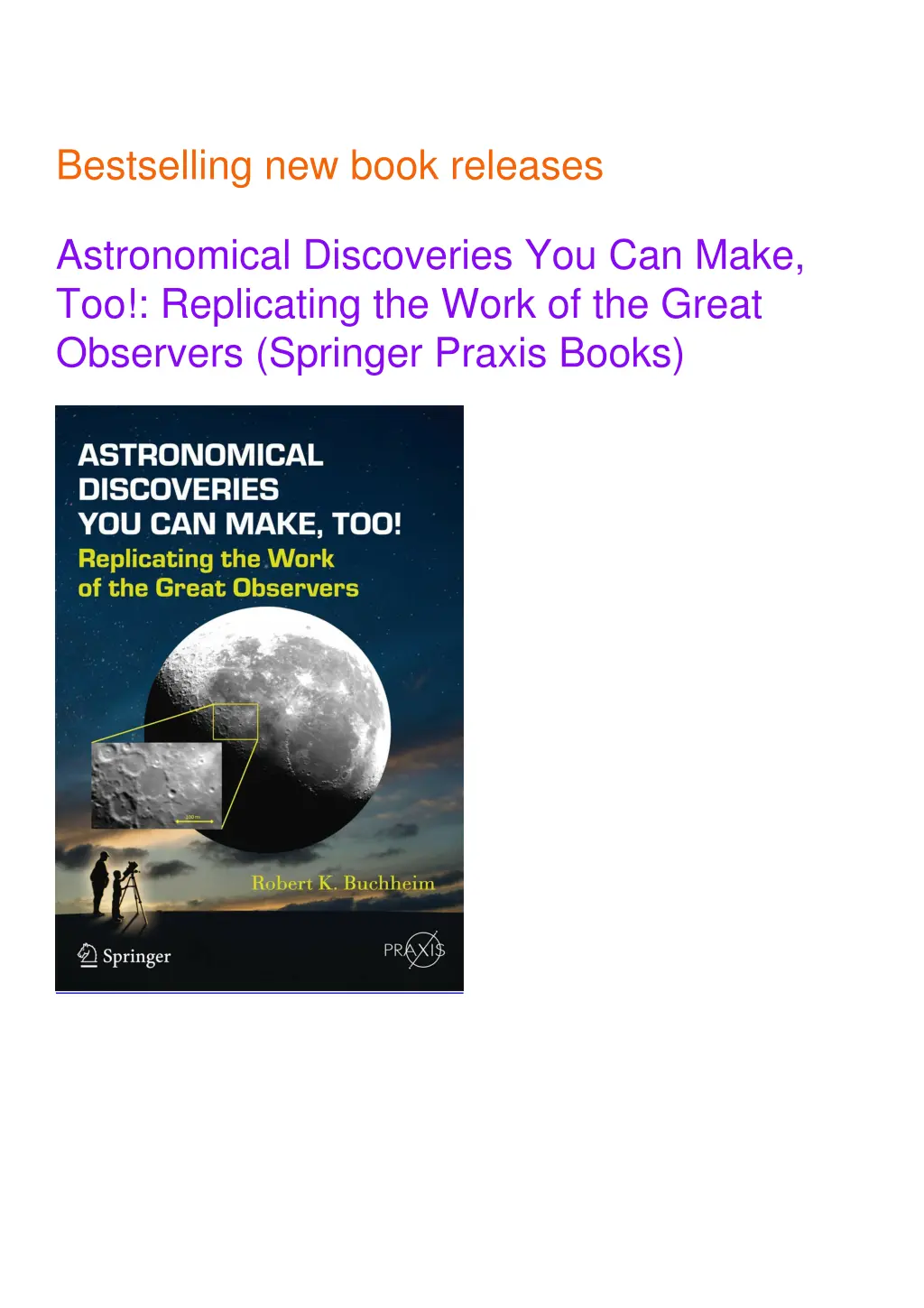 bestselling new book releases astronomical