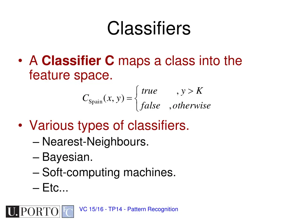 classifiers 1