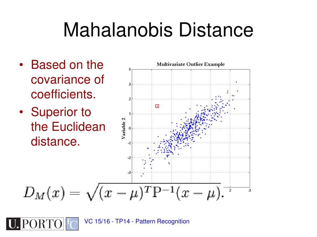 mahalanobis distance