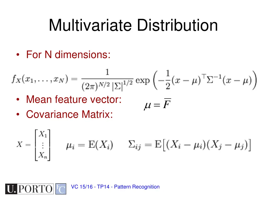 multivariate distribution