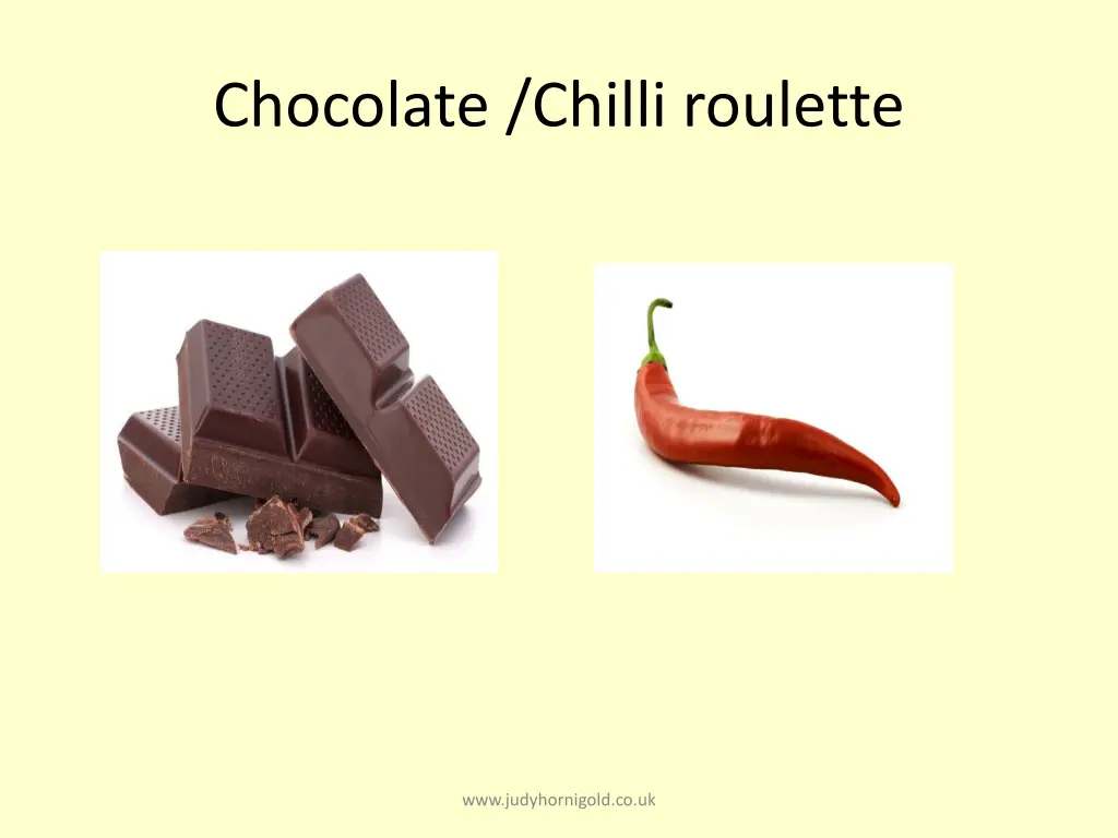 chocolate chilli roulette