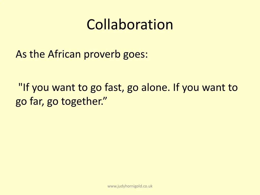 collaboration