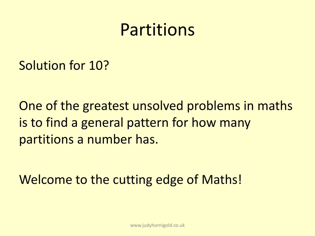 partitions