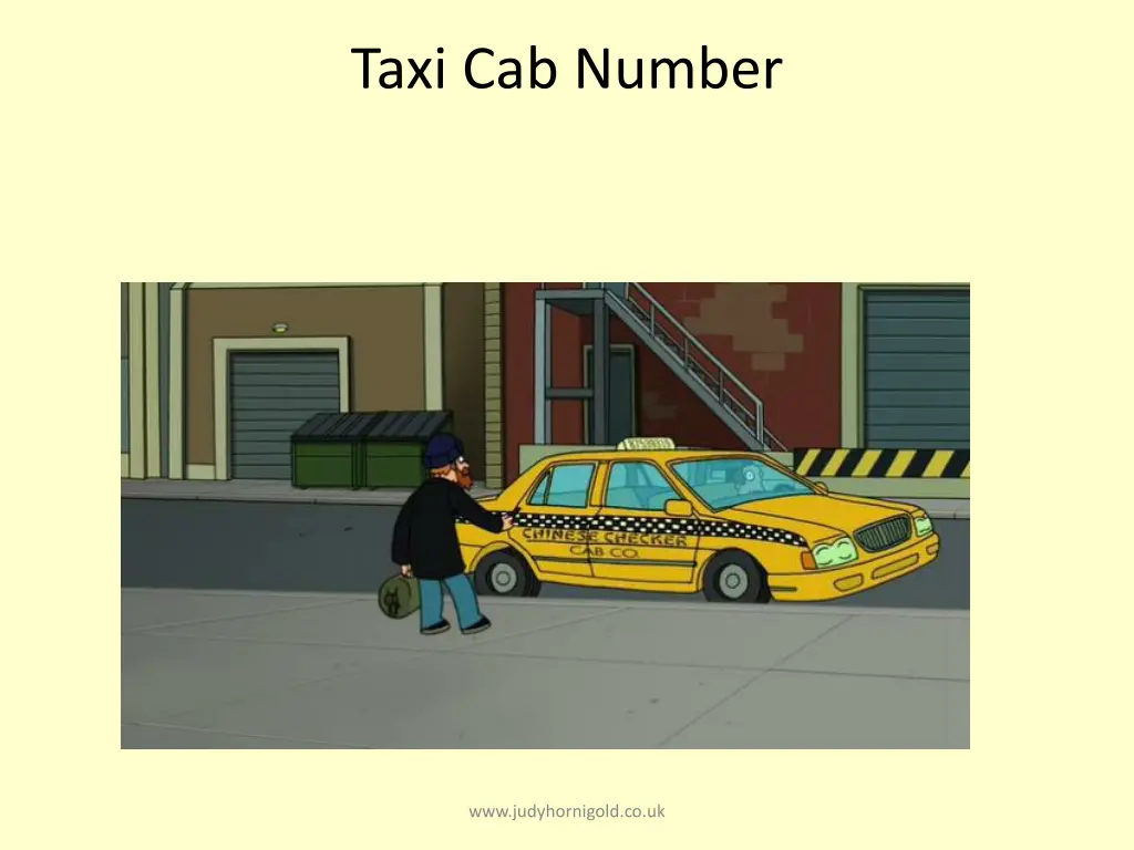 taxi cab number