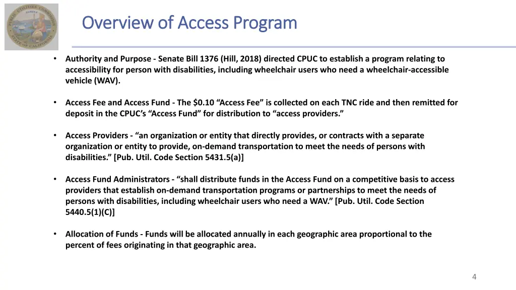 overview of access program overview of access