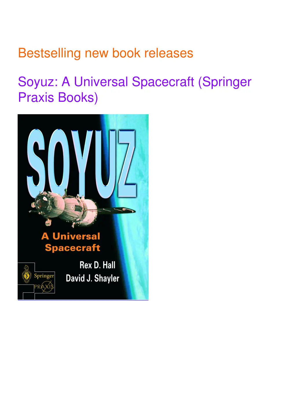 bestselling new book releases soyuz a universal