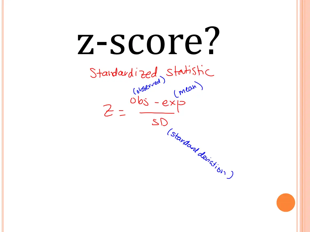 z score