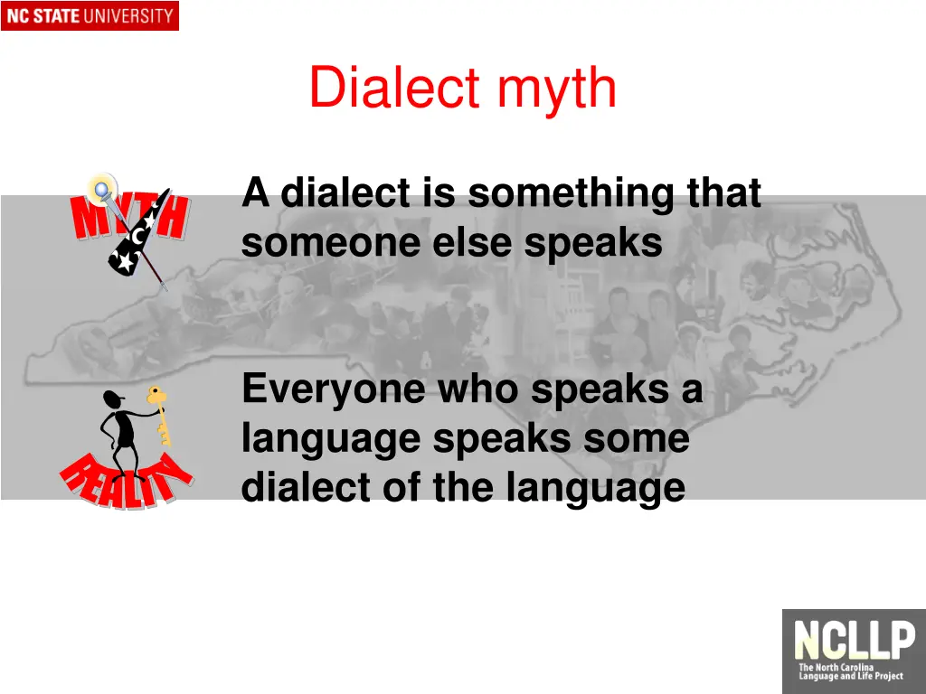 dialect myth