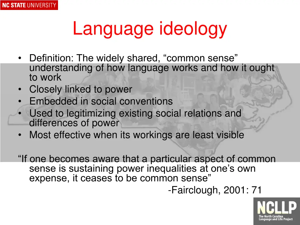 language ideology