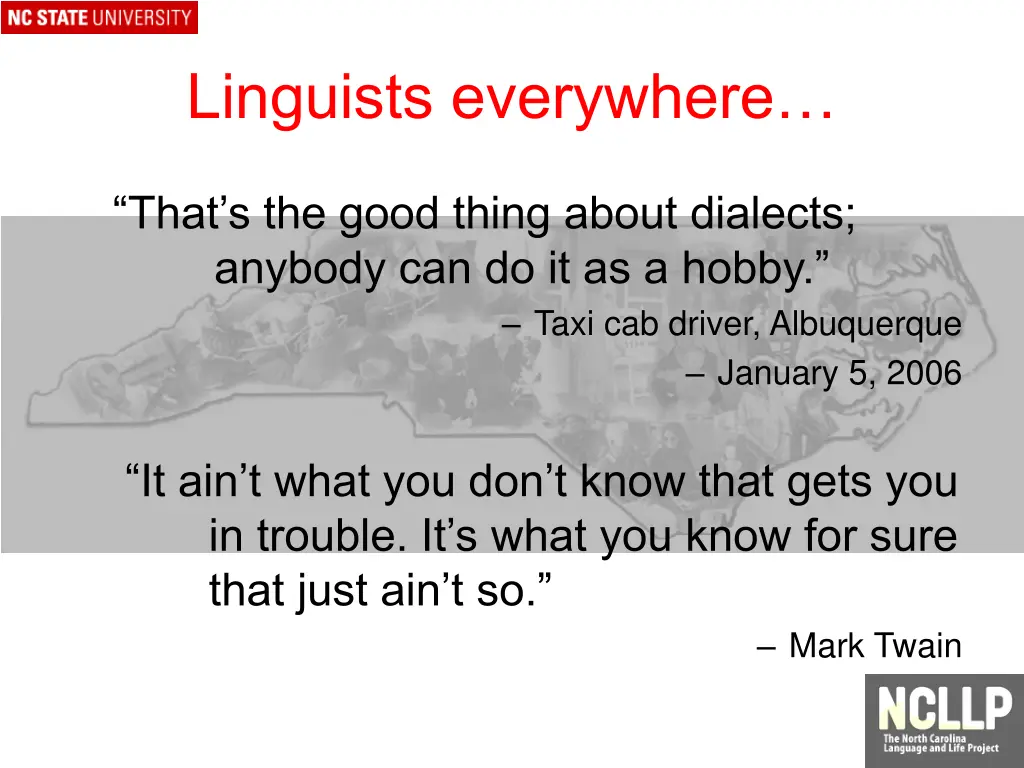 linguists everywhere