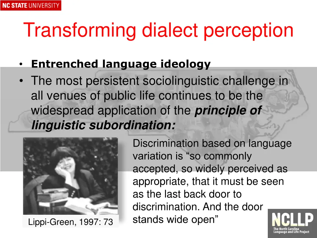 transforming dialect perception