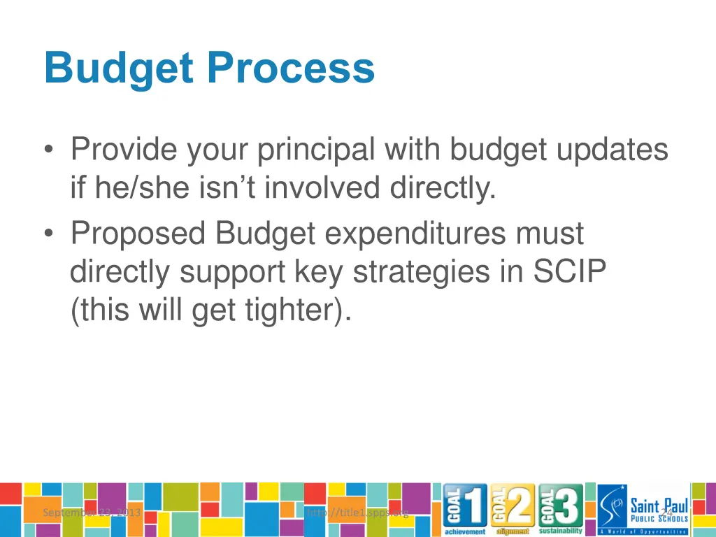 budget process