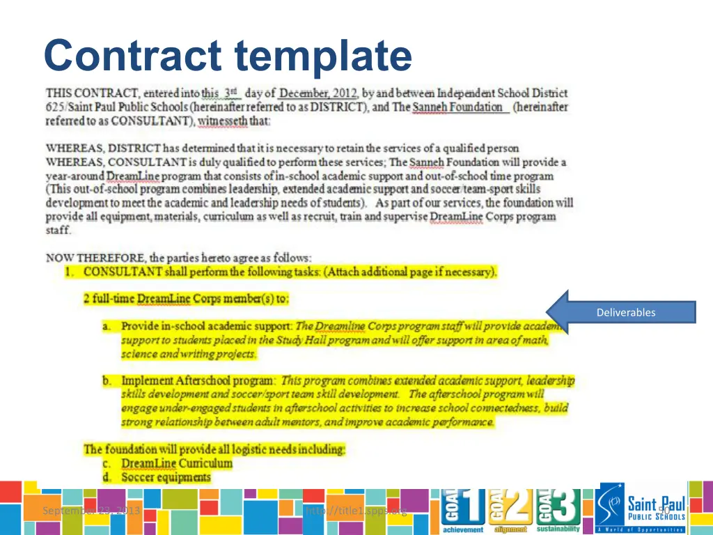 contract template