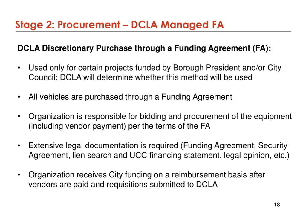 stage 2 procurement dcla managed fa