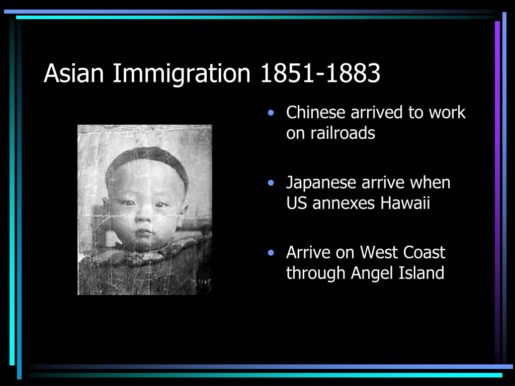 asian immigration 1851 1883