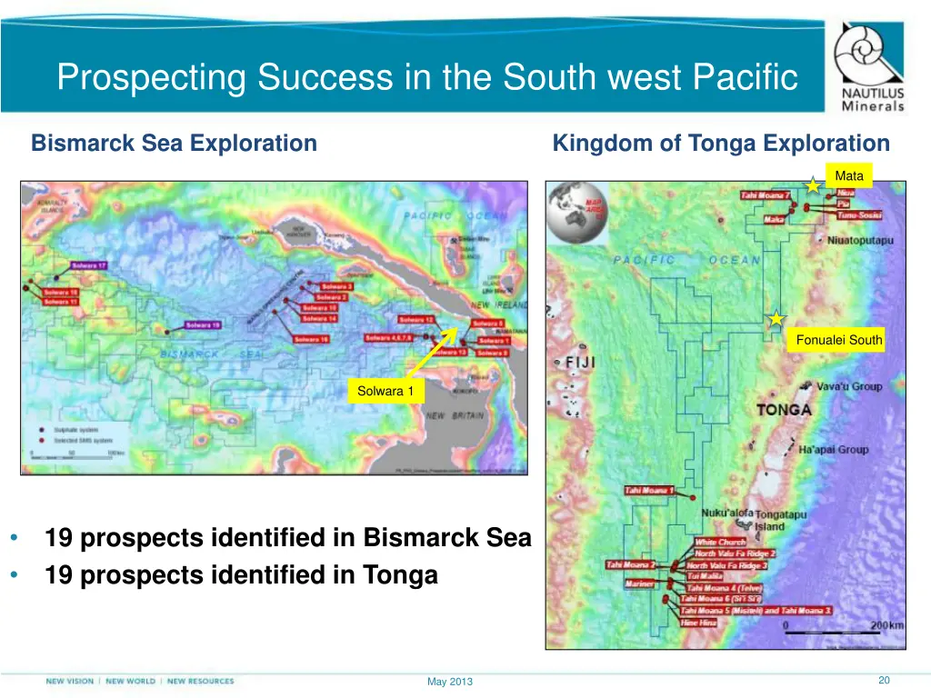 prospecting success in the south west pacific