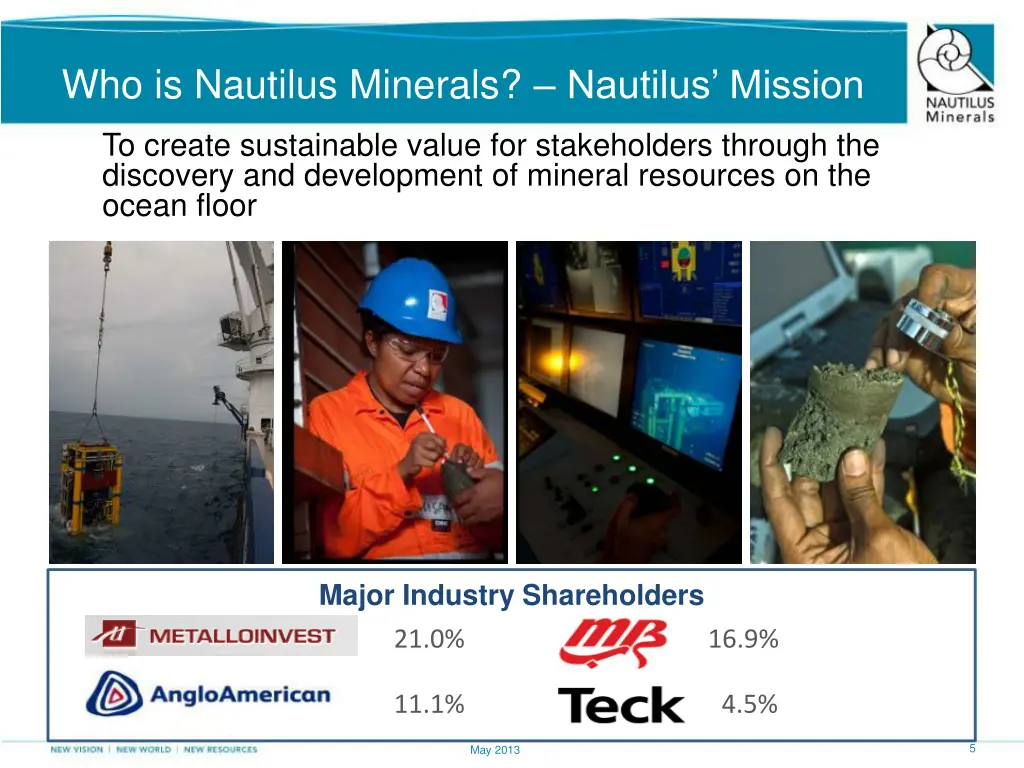 who is nautilus minerals nautilus mission