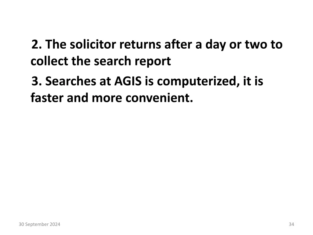 2 the solicitor returns after