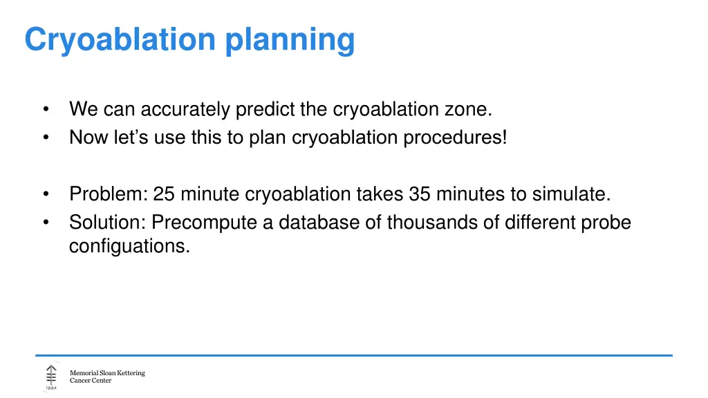 cryoablation planning