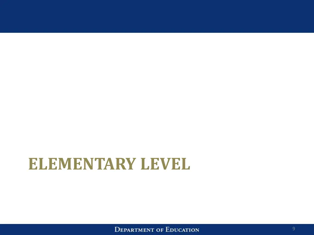 elementary level